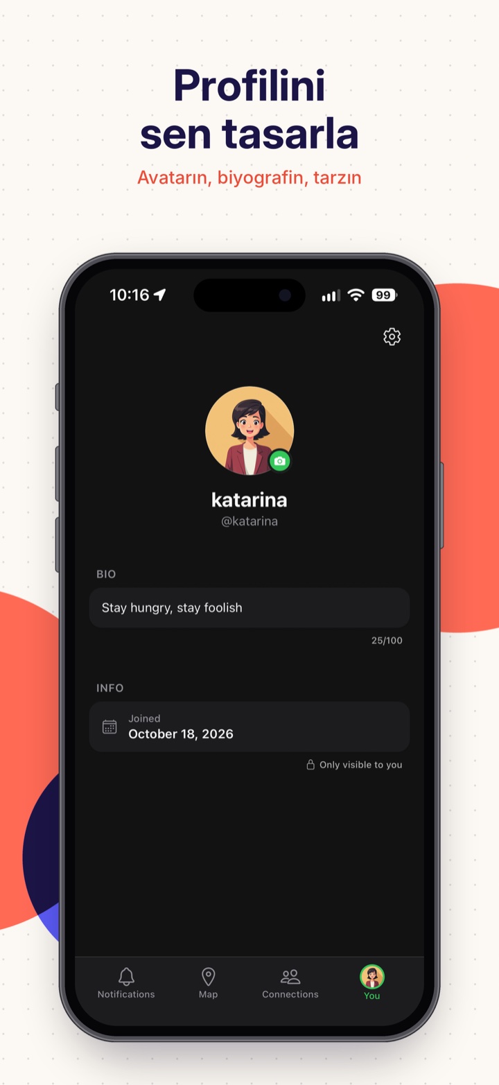 Locus profil ekranı